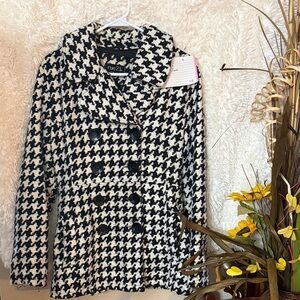 Rue21 Classic Houndstooth Pea Coat